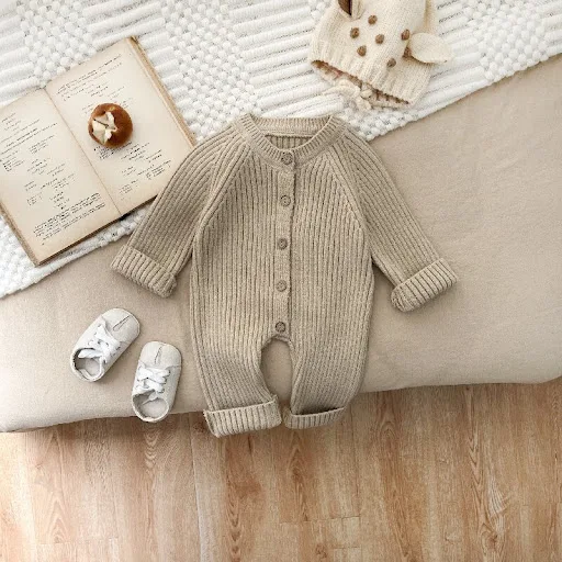 Title 5, Gebreide Verdikte Romper Newborn Winterkleding ...