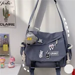 Bolsa Mensageiro Estudantil Retrô Harajuku Japonês de Grande Capacidade Ideal para Ferramentas e Uso Diário Estilo Único e Funcional — foto 17
