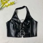 Summer New Design Feeling Hanging Neck Short Outgoing Tank Top — photo 6