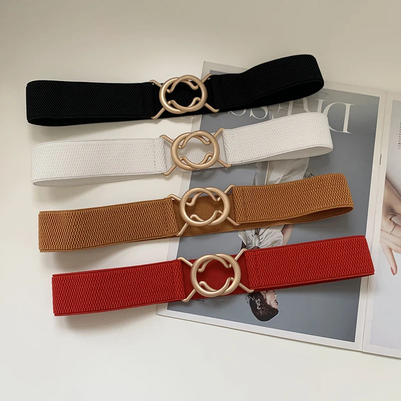 Simple Matching Coat Skirt Fashion Decoration All-Match Elastic Girdle — photo 6