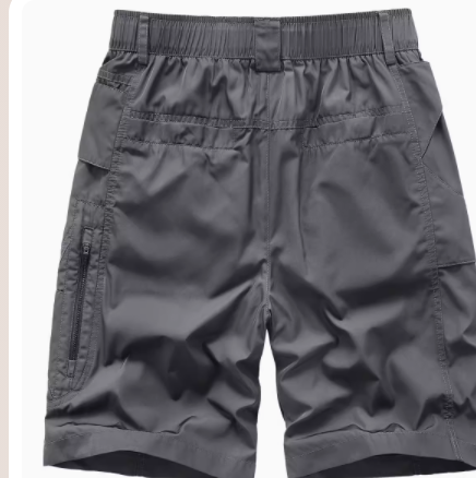 Summer Functional Quick Drying Men's Metal Buckle Casual Capris offer comfort, breathability, and style for warm weather — photo 4