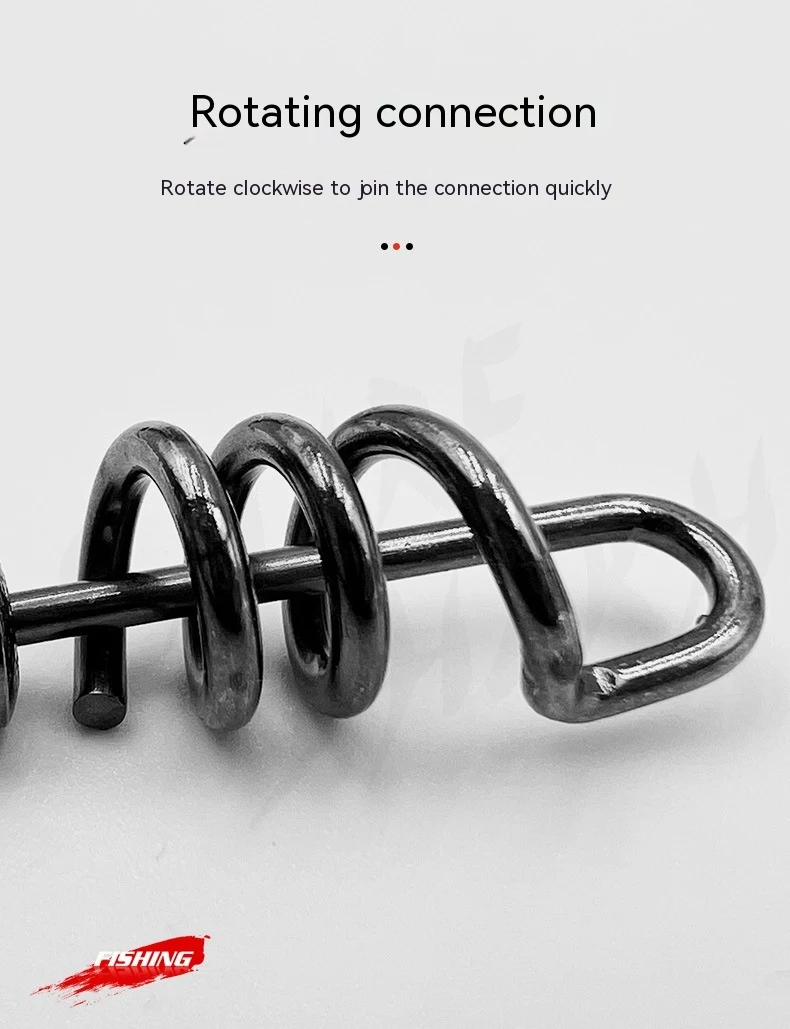 Praktischer Drehwirbelverbinder aus Edelstahl mit 8-förmigem Ring für flexible, sichere Verbindungen und einfache Handhabung. — foto 13