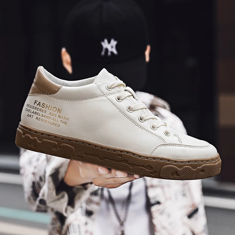 Title 2, All-match fashionable and comfortable white sho...