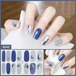 Adesivos de unha femininos completos 3D à prova d'água, manicure pronta. Aplicação fácil para unhas perfeitas e com acabamento profissional. — foto 10