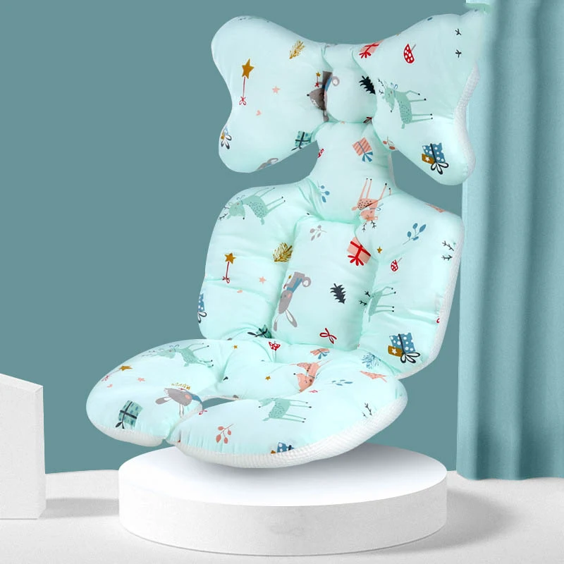 Title 2, Simple Warm Padded Chair Stroller Cushion. Prov...