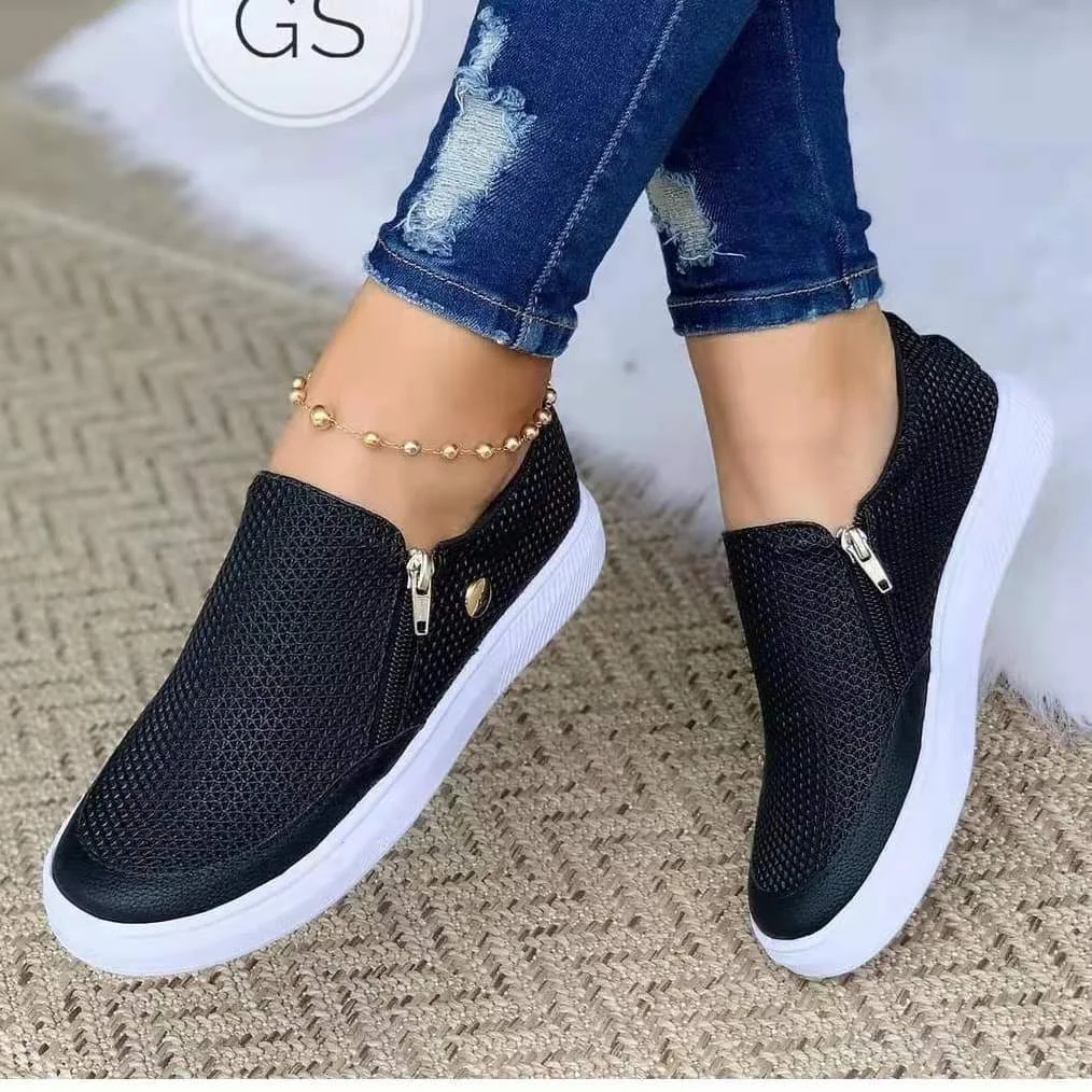 Title 4, New Casual Sports Fashion Womens Zipper Sneake...