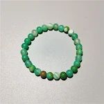 Pulseira de ágata listrada verde natural Presente Elegante e sofisticada, ideal para mulheres. Um acessório atemporal para qualquer ocasião. — foto 3
