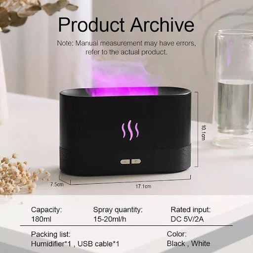 Title 6, Humidificador USB Ultrasónico Llama 2022 RGB Ac...