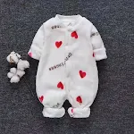 Peach heart white