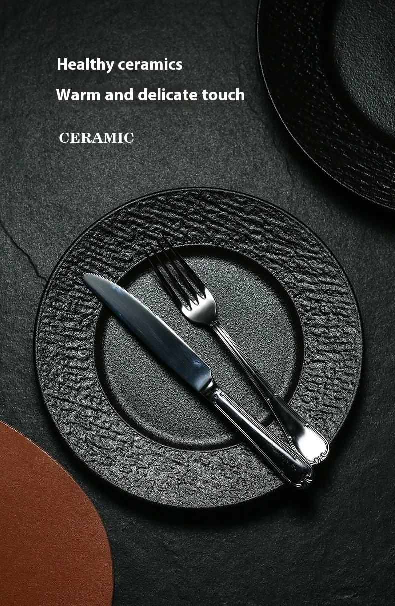 Title 9, Prato de Bife para Casa e Restaurante com Desig...