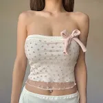 Top in rete da donna, vestibilità slim e snellente, versatile e abbinabile, valorizza la silhouette per un look elegante e moderno. — foto 15
