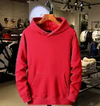Autumn e inverno Roupas novas Capuz de capuz Jaqueta de cor sólida Plus Velvet Warm Sleeved Camiseta de mangas compridas suéter — foto 5