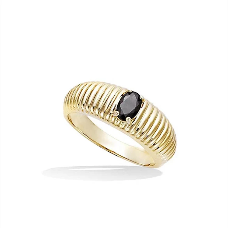 Anel de Dedo Indicador Feminino Design Vintage Sofisticado Luxo Leve Estilo Cool Acessório elegante para um toque de charme e individualidade. — foto 2