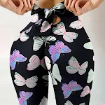 Calças de yoga esportivas com efeito levanta bumbum, estampa de pêssego, laço na base, perfeitas para fitness e treinos. — foto 22