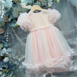 Vestido de princesa para meninas, estilo estrangeiro, saia arco-íris, ideal para brincar, dançar e celebrar, com um visual mágico. — foto 3