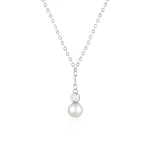 Colar de Pérolas Clássico Feminino S925 Prata Esterlina Joia Elegante Presente Ideal para Uso Diário e Ocasiões Especiais — foto 5