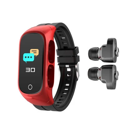 N8 Smart Bracelet Bluetooth Headset Combo Stay connected handsfree with this fitness tracker. Monitor activity, receive — photo 5