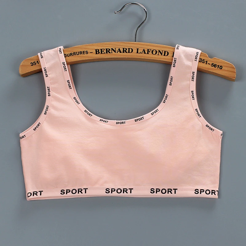 Sutiã e colete esportivo de verão para meninas algodão puro. Conforto, respirabilidade e suporte para atividades esportivas no calor. — foto 1