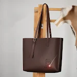 Bolsa de mão All Match feminina de couro de vaca, feita à mão, saco de material DIY, crie sua bolsa exclusiva e personalize seu estilo. — foto 6