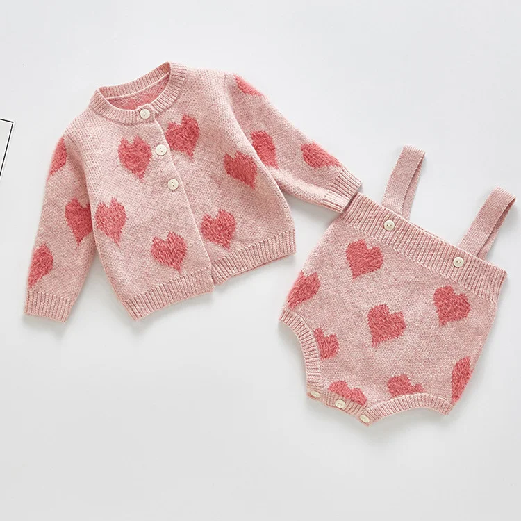 Title 9, Cardigan in maglia a 2 pezzi con cinghie. Giacc...
