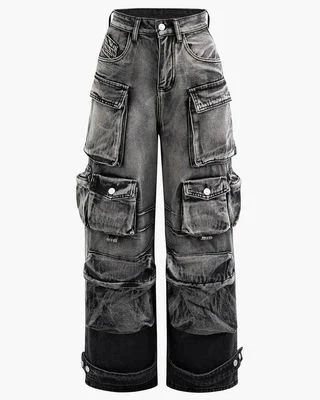 Title 3, Pantalones cargo holgados y elegantes para muje...