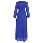 Muslim Women's Clothing Long Sleeve Chiffon Dress Modest elegance and full coverage for a sophisticated and comfortable — photo 2