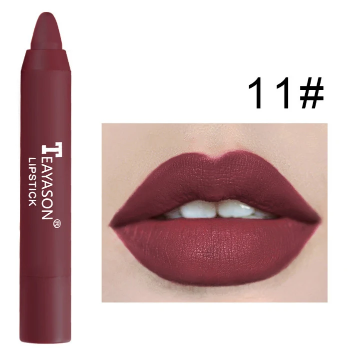3 Packs of Matte Velvet Lipsticks in Milk Tea Shade, Lipstick Crayons, Bean Paste Color, Perfect for Students, Creamy Te — photo 4