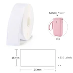 White 15x26mm