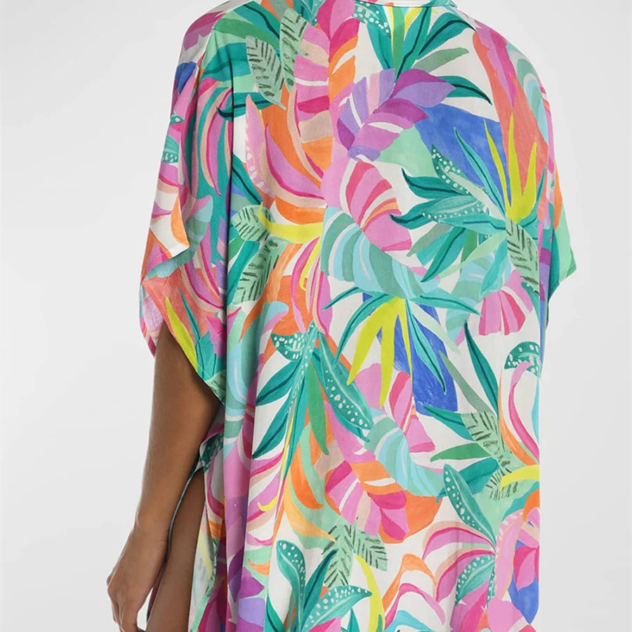 Title 3, Copricostume da spiaggia casual da donna con st...