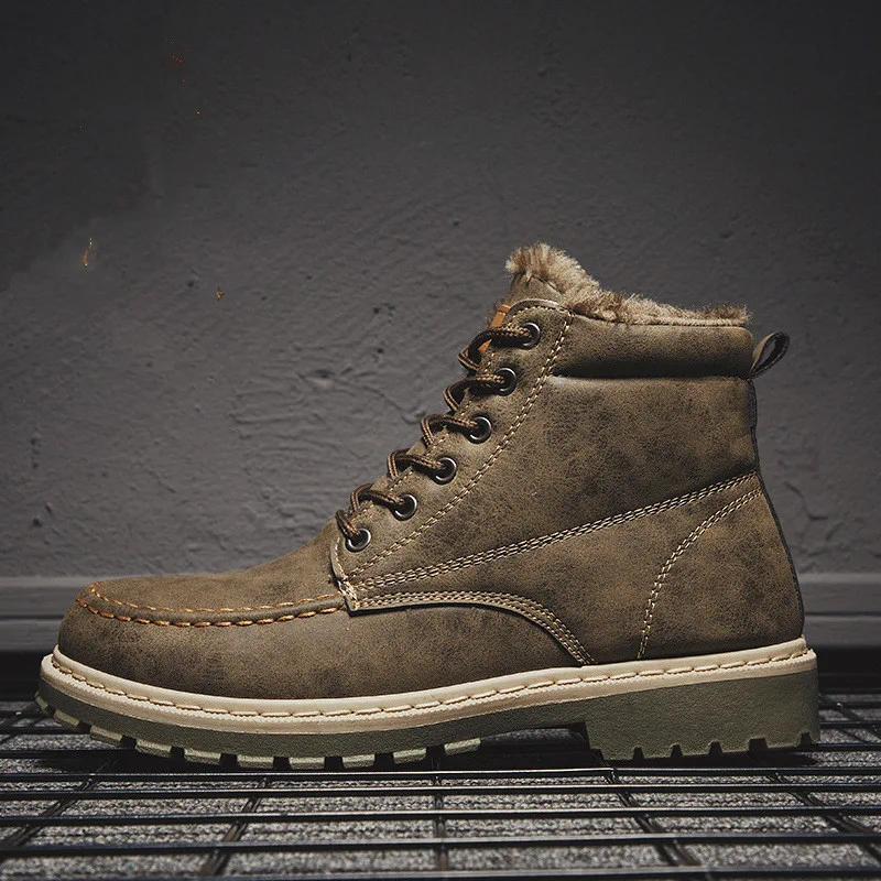 Botas Martin Casuais Britânicas de Cashmere para Homens — foto 4