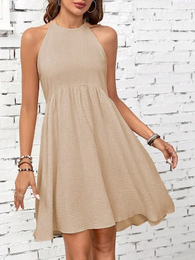 Title 5, Abito allacciato casual alla moda da donna