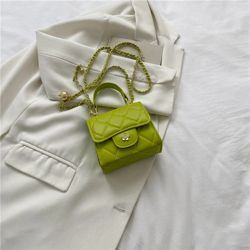 Title 12, Portable Small Square Bag Chain One Shoulder Cr...
