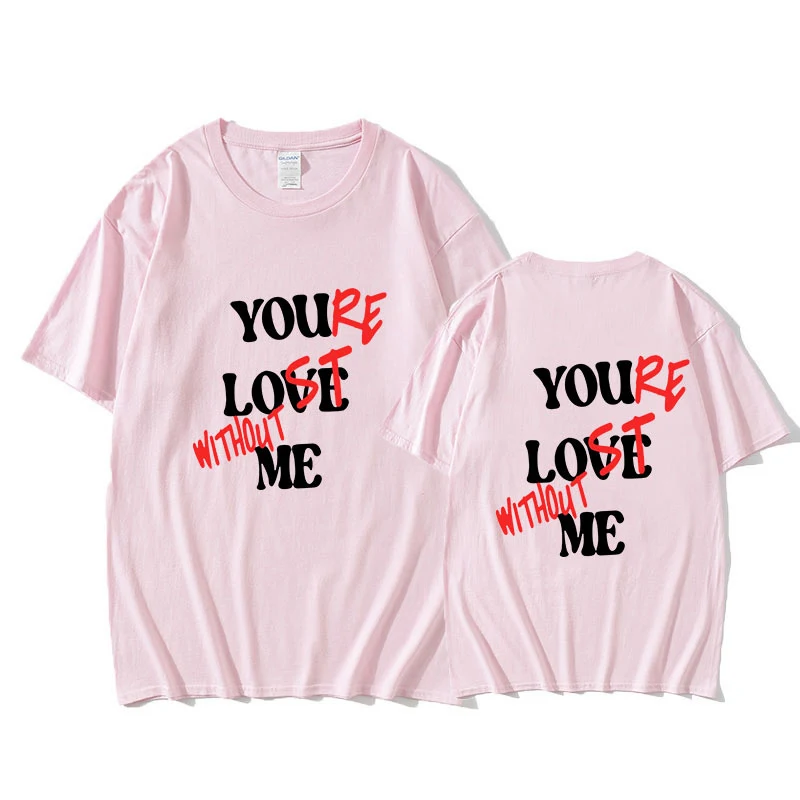 Title 3, You Love Me Letter Printed T-shirt Summer Women...