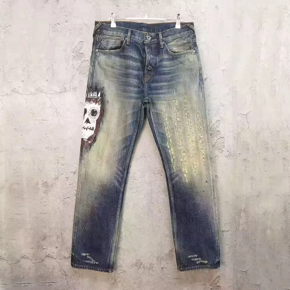 Heren Straight Jeans Niche Design Perfecte pasvorm Uitzonderlijk comfort Moderne stijl Veelzijdig voor elke gelegenheid Topkwaliteit Gegarandeerd — foto 6