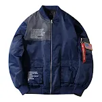 Men's Fashion Loose Casual Flight Jacket Coat, a comfortable and versatile outerwear piece for everyday wear, stylish an — photo 5
