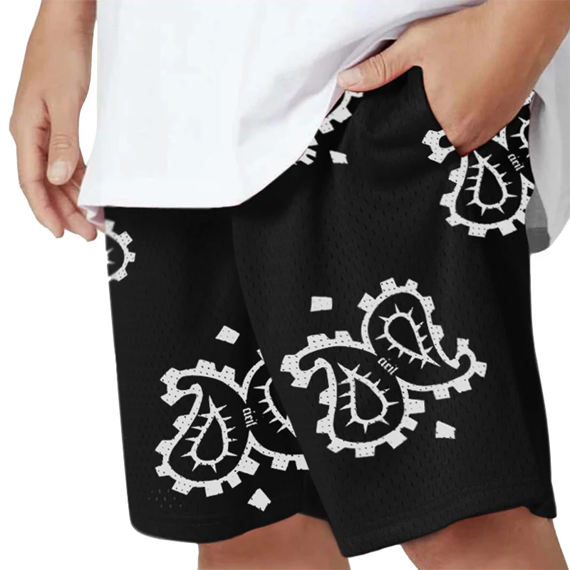 Thin Men's Beach Loose Large Size Quick-drying Mesh Shorts ideal for beach and water activities. Stay cool and comfortab — photo 18