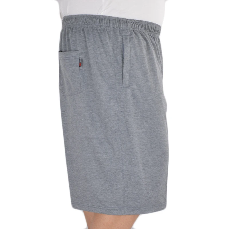 Shorts de sport grande taille pour homme, taille haute, entrejambe profond et stretch. Confort et liberté de mouvement assurés. — photo 6
