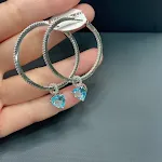 Large blue Earrings