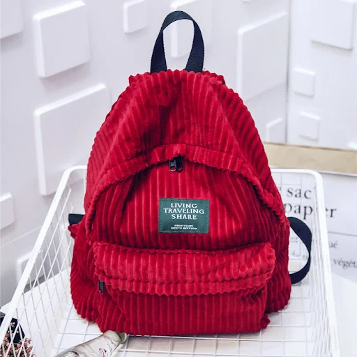 Title 7, Mochila sencilla Corduroy Mori series perfecta ...