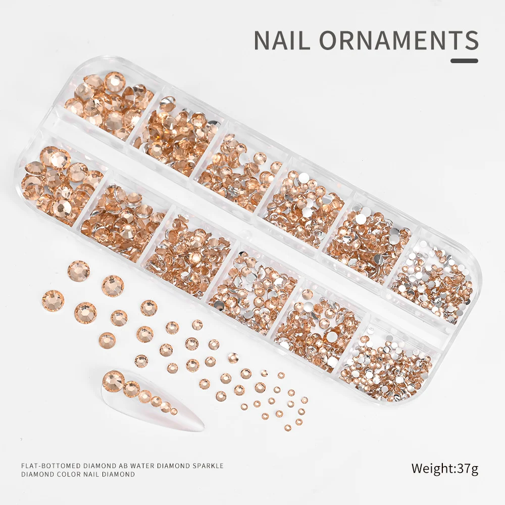 Unhas Postiças Plaid com Strass de Fundo Plano. Beleza e Charme para suas unhas. Fácil aplicação, design elegante e moderno. — foto 19