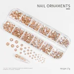 Unhas Postiças Plaid com Strass de Fundo Plano. Beleza e Charme para suas unhas. Fácil aplicação, design elegante e moderno. — foto 19