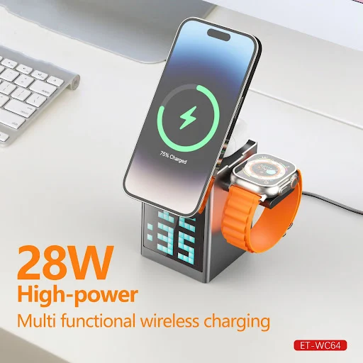 Title 6, Multifunctional Five-in-One Magnetic Wireless C...
