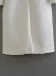 Cappotto lungo monopetto europeo e americano, un capo essenziale. Comfort e stile per l'inverno, perfetto per un look elegante e versatile. — foto 15