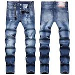 Men's Jeans Ripped Fashion Ornaments Trend Stylish ripped jeans for men Modern fashion for a trendy look Comfortable and — photo 1