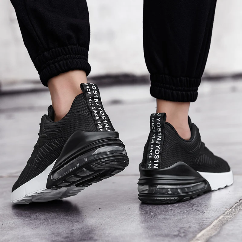 Schokabsorberende casual schoenen in effen kleur. Ultiem comfort en bescherming voor je voeten. Stijlvol en veilig, perfect voor dagelijks gebruik. — foto 2