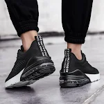 Schokabsorberende casual schoenen in effen kleur. Ultiem comfort en bescherming voor je voeten. Stijlvol en veilig, perfect voor dagelijks gebruik. — foto 2