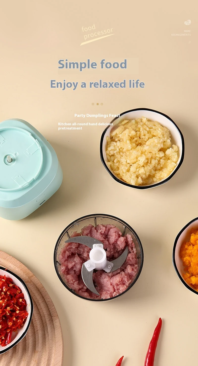 Title 2, Household Small Electric Meat Grinder Multi-fun...