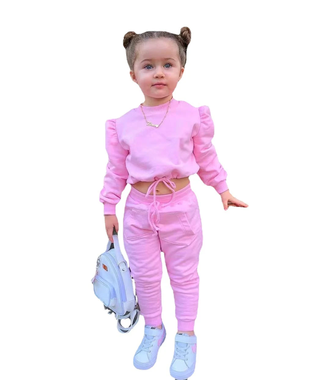 Conjunto de moletom com capuz de manga longa para esportes de lazer em cor sólida Conforto e estilo para suas atividades diarias e momentos de relaxamento — foto 8