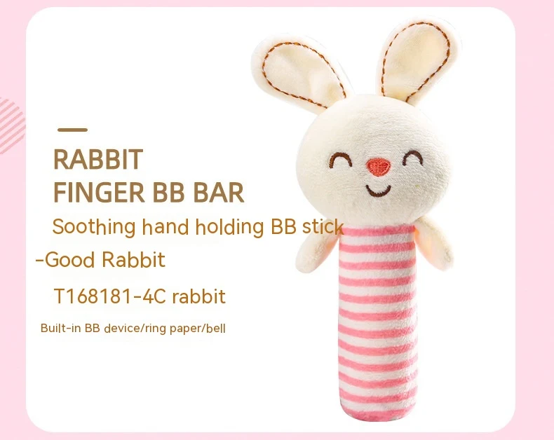 Title 6, Baby Baby Stick Animal Brinquedo de conforto co...