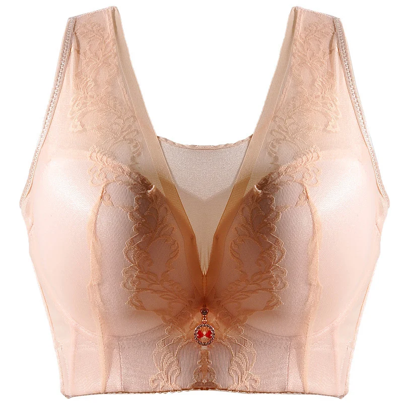Plus Size Big Cup Push Up Adjustable Bra without Steel Ring – Comfort, lift, and support for fuller figures all day long — photo 7